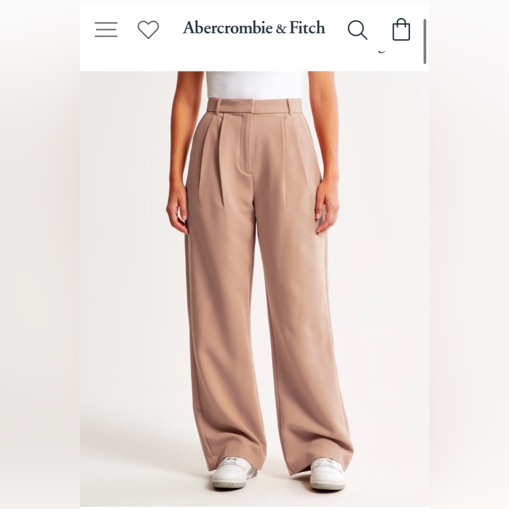 Abercrombie Curve Love Tailored Pants